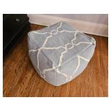 Contemporary Square Pouf Footrest