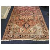 Beautiful Distressed Persian Heritz Area Rug ~ 146 x 108
