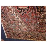 Beautiful Distressed Persian Heritz Area Rug ~ 146 x 108