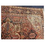 Beautiful Distressed Persian Heritz Area Rug ~ 146 x 108