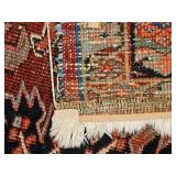Beautiful Distressed Persian Heritz Area Rug ~ 146 x 108