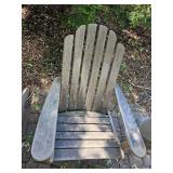 All-Weather Polywood Resin Adirondack Chairs, B ~ pair