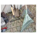Garden Tool Bundle (Rakes, Shovels, Brooms)