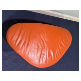 Venus Cayenne Leather Wedge Ottoman