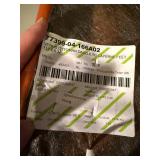 Venus Cayenne Leather Wedge Ottoman