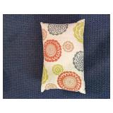 Orange & Blue Décor Throw Pillows
