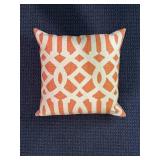 Orange & Blue Décor Throw Pillows