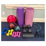 Pilates Weights, Accessories, and Matts