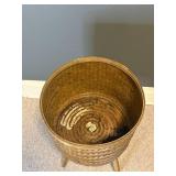 Standing Basket Hamper Planter