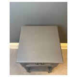 Sweet Single Drawer Grey Side Table