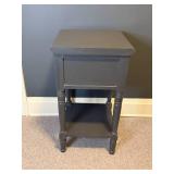 Sweet Single Drawer Grey Side Table