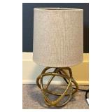 Gilt Joined Ring Table Lamp