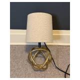 Gilt Joined Ring Table Lamp