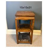 Antique Oriental Lacquer Finnish Side Table