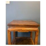 Antique Oriental Lacquer Finnish Side Table