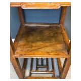 Antique Oriental Lacquer Finnish Side Table