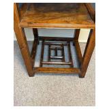 Antique Oriental Lacquer Finnish Side Table