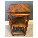 Antique Oriental Lacquer Finnish Side Table