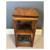 Antique Oriental Lacquer Finnish Side Table