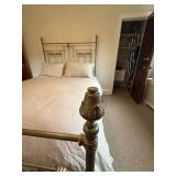 French Provincial Steel Queen Bedframe