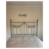 French Provincial Steel Queen Bedframe