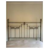 French Provincial Steel Queen Bedframe