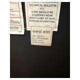 Custard Yellow Tufted West Elm Accent Chair