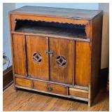 Gorgeous Antique Chinoiserie Console Cabinet