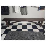 Sturdy Farmhouse Entry Bench