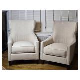 At Home and Co. - Brilliant Contemporary Minimalist Armchair Pair