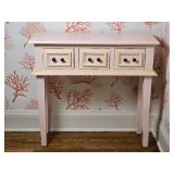 Adorable Baker-Miller Pink Console Table