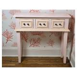 Adorable Baker-Miller Pink Console Table