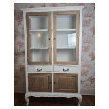 Charming Contemporary Farmhouse Display Cabinet