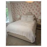 Cozy Textile Upholstered Queen Bed Set