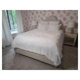 Cozy Textile Upholstered Queen Bed Set