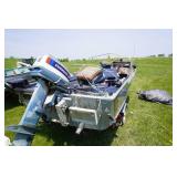 1986 Alumicraft Classic 16 With 35 hp Evinrude Tiller Motor