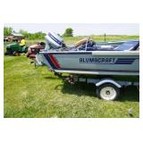 1986 Alumicraft Classic 16 With 35 hp Evinrude Tiller Motor