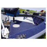 1986 Alumicraft Classic 16 With 35 hp Evinrude Tiller Motor