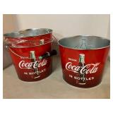 Coca-Cola Collectors Buckets