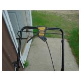 Dewalt rear wheel drive self propelled mower. Looks nearly new. Tested & works. As shown.