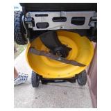 Dewalt rear wheel drive self propelled mower. Looks nearly new. Tested & works. As shown.