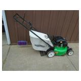 Lawn Boy self propelled mower with bagger. Electric start. Kohler motor. As shown.