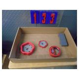 Flat of real Avid gun blocks & cleaning kit. As shown.