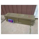 2 gun metal steel cases. 48X12x12 with cam over locks & gasket on lid. As shown.