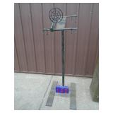 Self standing gun mount system for 2 weapons. Sight shown is not included. As shown.