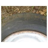 Trailer tire 4 hole. 4.80 x 12. As shown.