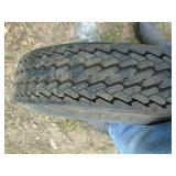 Trailer tire 4 hole. 4.80 x 12. As shown.