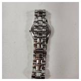 New His And Hers Geneva Watches Blue Face Silver Bands With Box