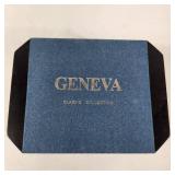 New His And Hers Geneva Watches White Face Gold/Silver Band With Box