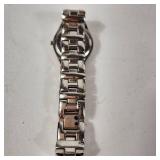 New His And Hers Geneva Watches White Face Silver Band With Box